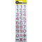 AussieSuperStore Art & Craft Essentials Multicolour Rhinestones Numbers (in 2 colours) Rhinestones Stickers Numbers | Craft Party Embellishment Decoration 9331468049876 VCR213